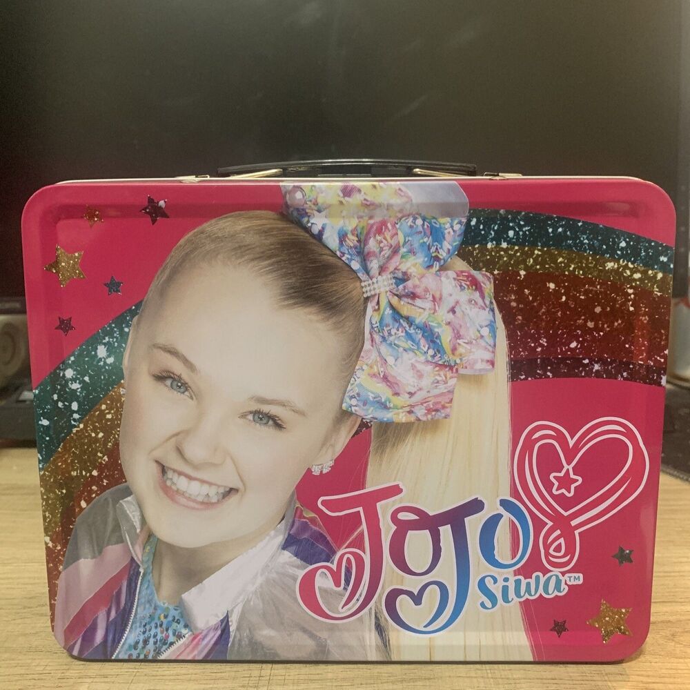Vintage Jo Jo JOJO Siwa Metal Tin Lunch Box